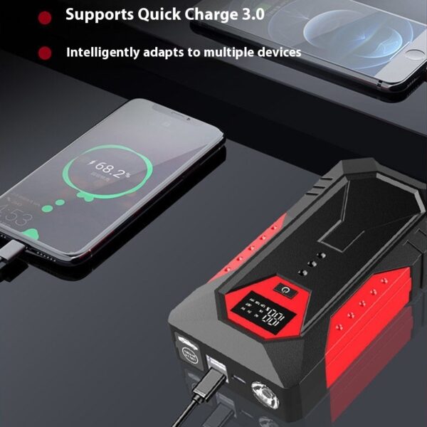 Automobile Emergency Start Power Source 12V Mobile Power Bank Large Capacity Car Battery - Image 7