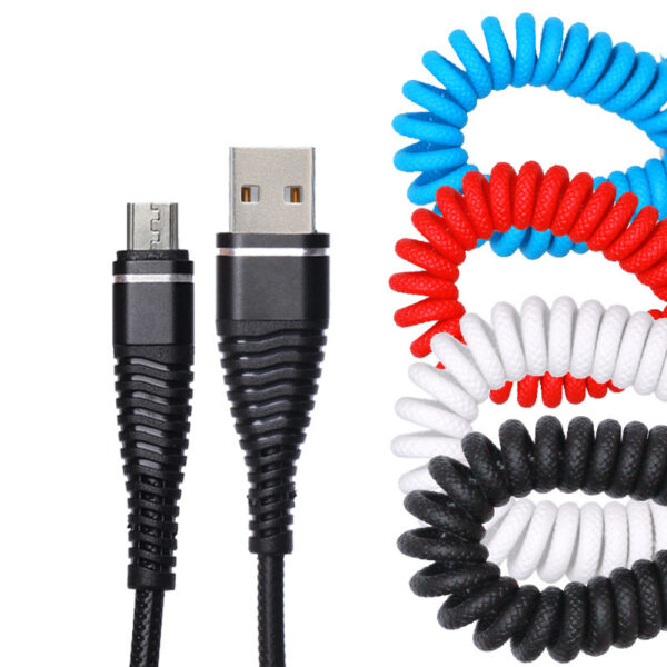 Spring Data Cable Micro USB Android Fast Charging Cable - Image 9