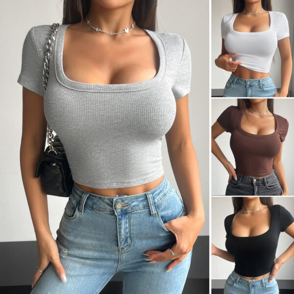 Women's Short Navel-exposed Fashion T-shirt - Image 8