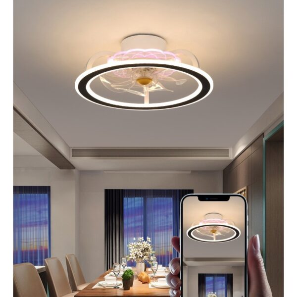 Bedroom Ceiling Lamp Modern Fan Lamp - Image 4