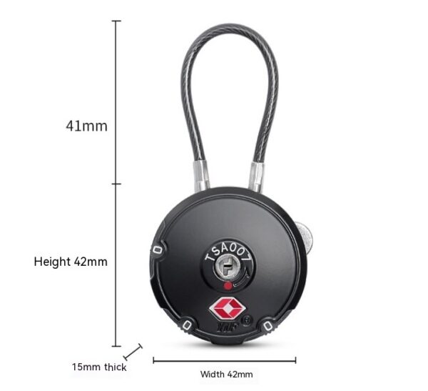 Wire Rope Suitcase Password Lock - Image 5