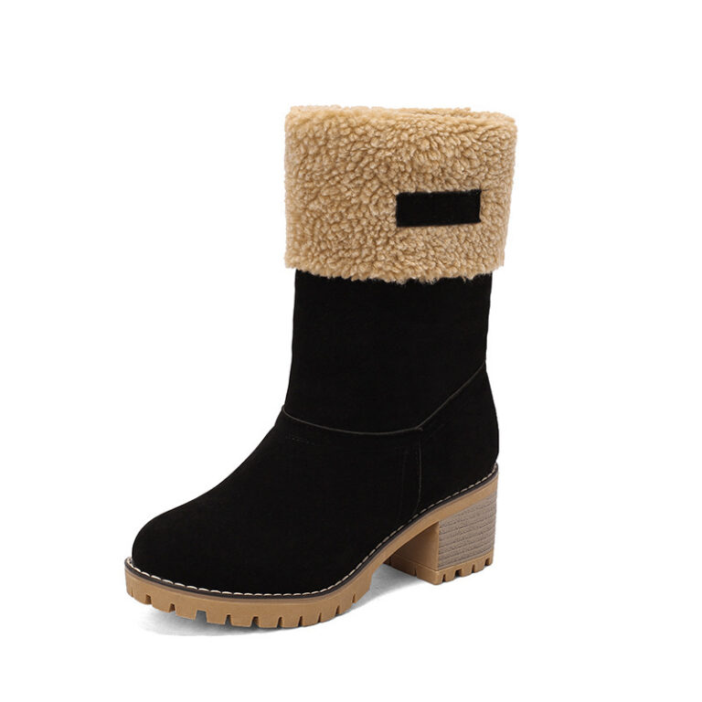 Fashion Personality Suede Low-cut Women's Boots - Image 4