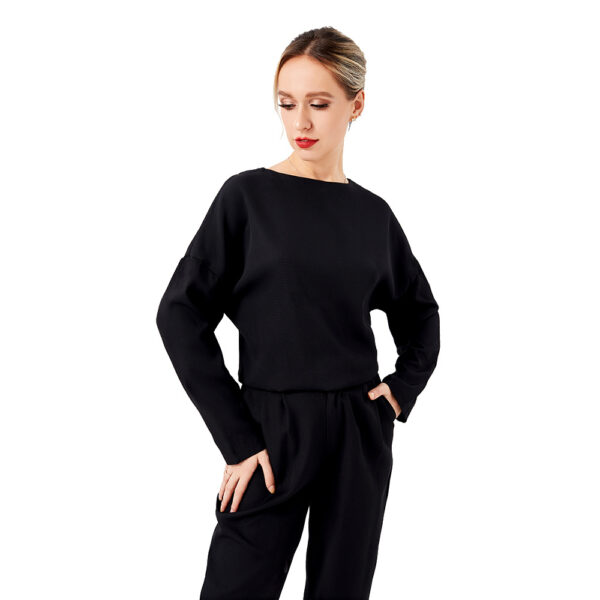 Sweater Two Piece Long Pants Set - Image 2