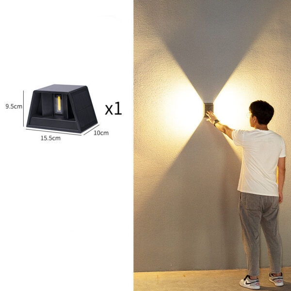 Solar Outdoor Corridor Waterproof Wall Lamp - Image 8