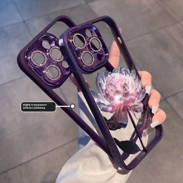 Epiphyllum Suitable Phone Case Pack With Glitter Lens Protector - Image 7