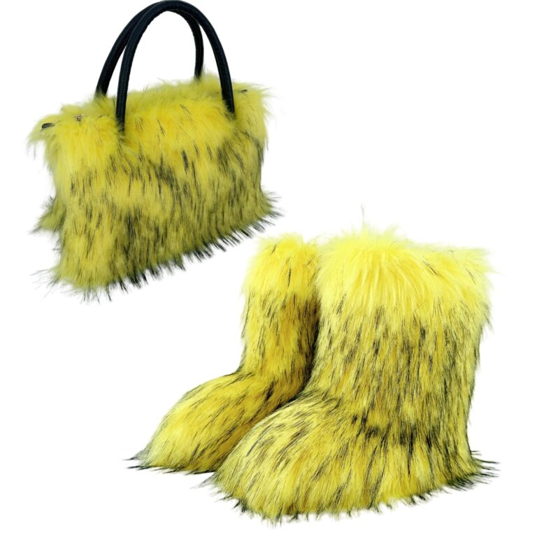 All-match High-texture Raccoon Fur Handbag - Image 7