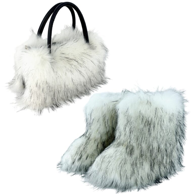 All-match High-texture Raccoon Fur Handbag - Image 3