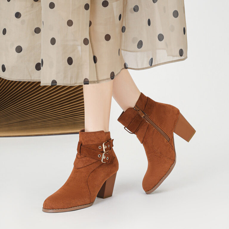 Women's Ankle Boots New Fashion Ankle Boots Comfortable Suede - Image 3