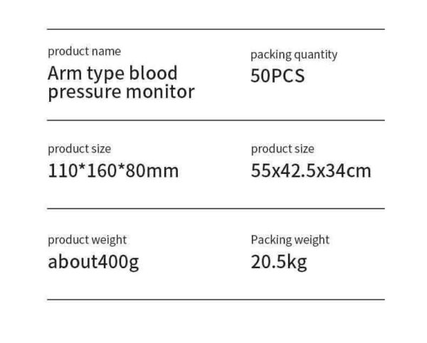 ARM Electronic Sphygmomanometer Measuring Household Automatic - Image 4