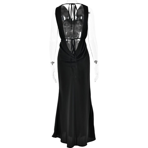 Women's Clothing Banquet Style Evening Lace Up Long Dress - Image 8