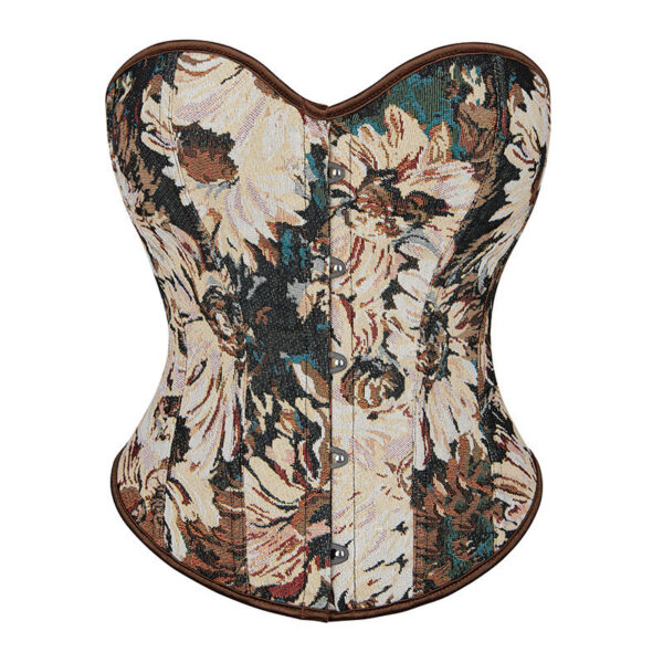 Corset Vintage Monet Oil Painting Printing - Image 4