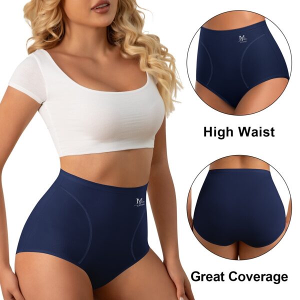 Milk Silk High Waisted Triangles Breathable Panties - Image 4