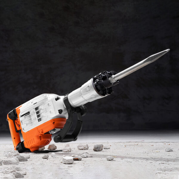 VEVOR Demolition Jack Hammer Concrete Breaker 3500W Electric Hammer 2 Chisel Bits - Image 3