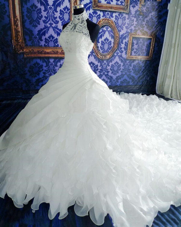 Wedding Dress Wholesale, Wedding High-end Wedding Dress With Big Tail - Image 3