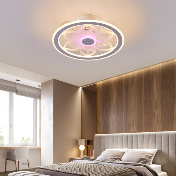 Super Quiet Bedroom Ceiling Fan Light Simple - Image 5