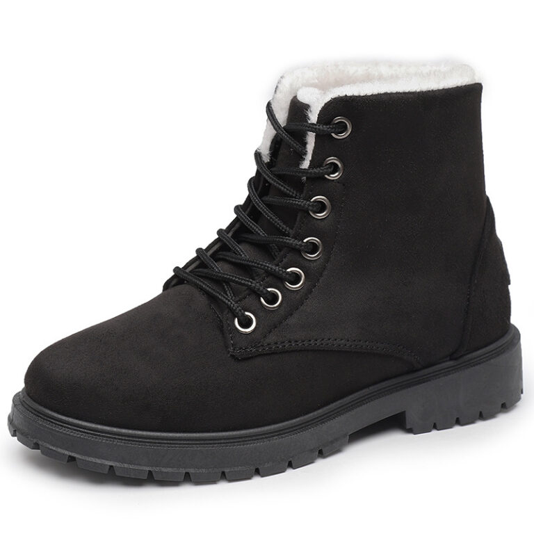 Snow Boots Fleece-lined Thickened Shoes Winter Warm Non-slip - Image 6