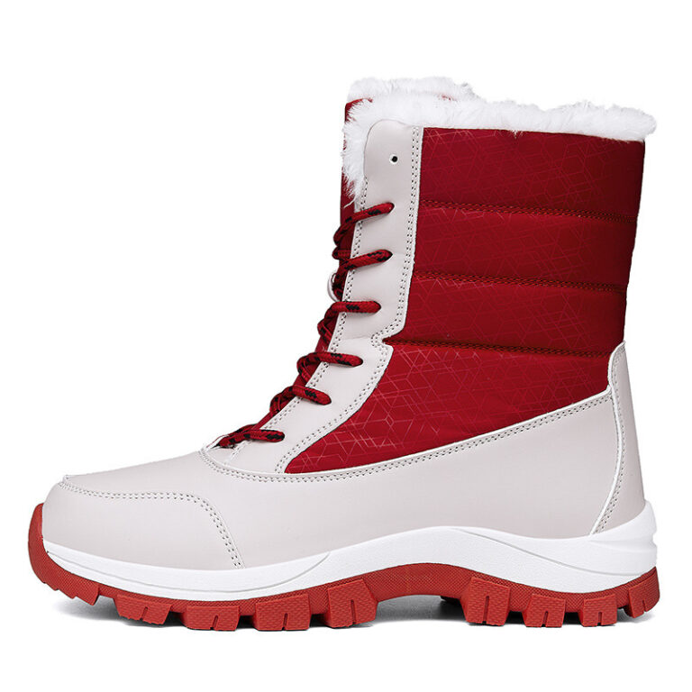 Velvet Warm Cotton Snow Boots High Cotton-padded Shoes - Image 2