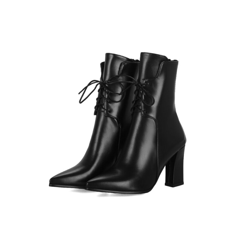 Thick High Heel Pointed Toe Women's Boots - Image 5