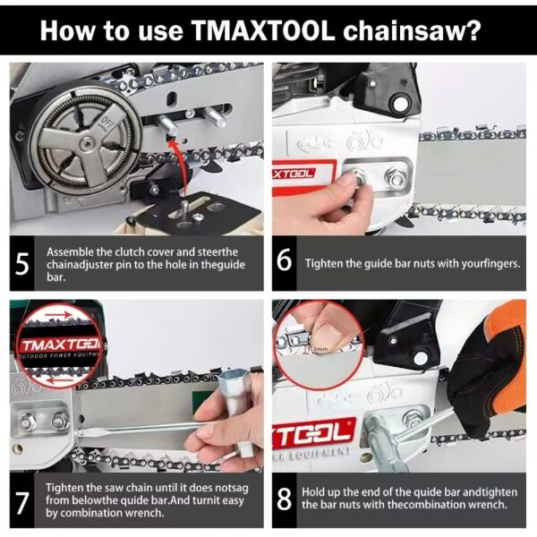 Powerful 20 Inch Gas Chainsaw - Image 5